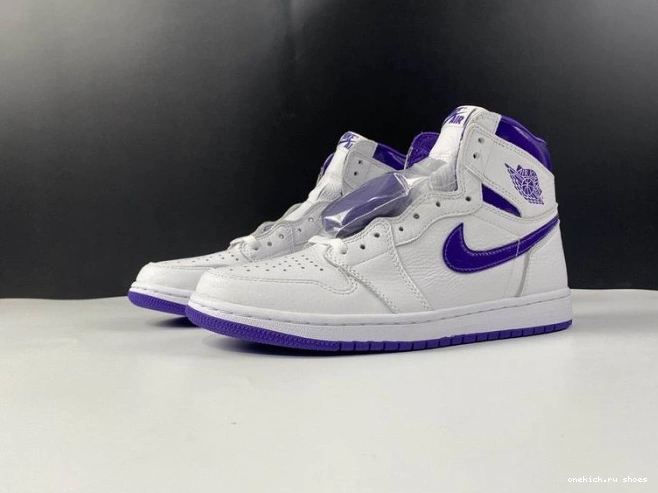 Rep HIGH RETRO CD0461-151 JORDAN AIR COURT 1 PURPLE 0809